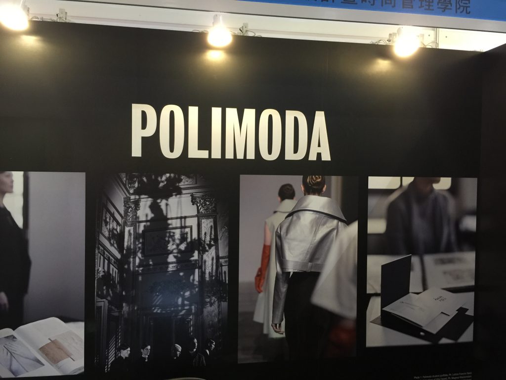 代表POLIMODA義大利服裝設計暨時尚管理學院參加EEFT歐洲教育展